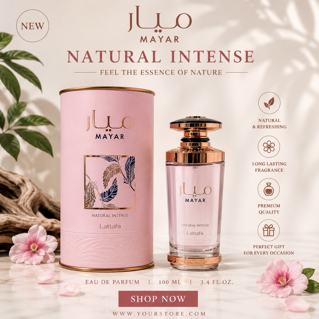 Full-size perfume,MAYAR Natural Intense Eau De Parfum