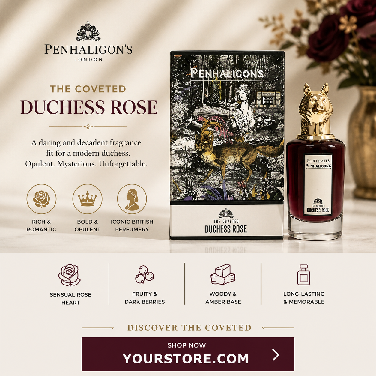 Pan Helligen Lion Head Perfume 75ml Fox