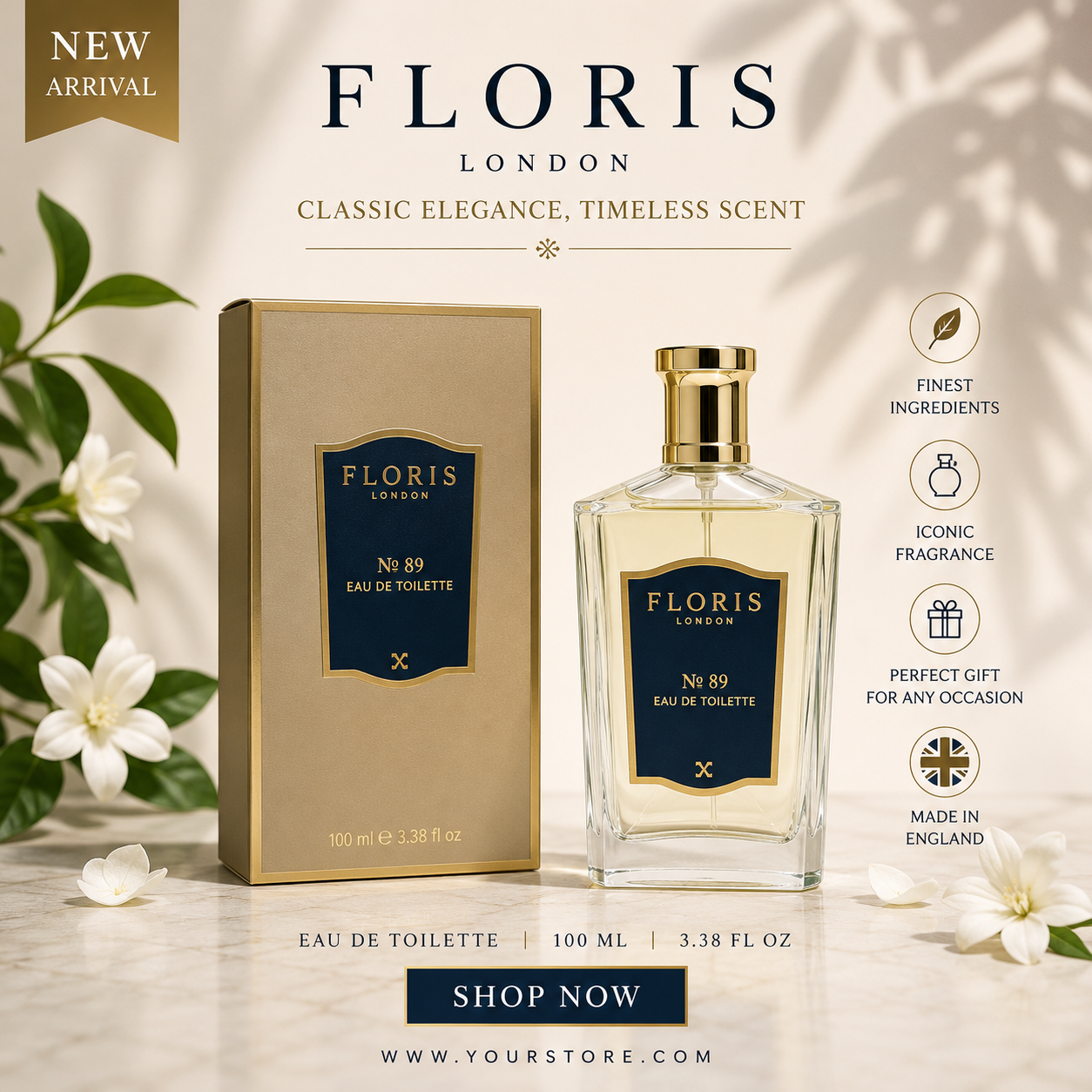 100ml Flores No. 89 100ml Mountain Lily of the Valley 100ml White Rose 100ml Edward’s Bouquet 100ml Language of Flowers Breeze