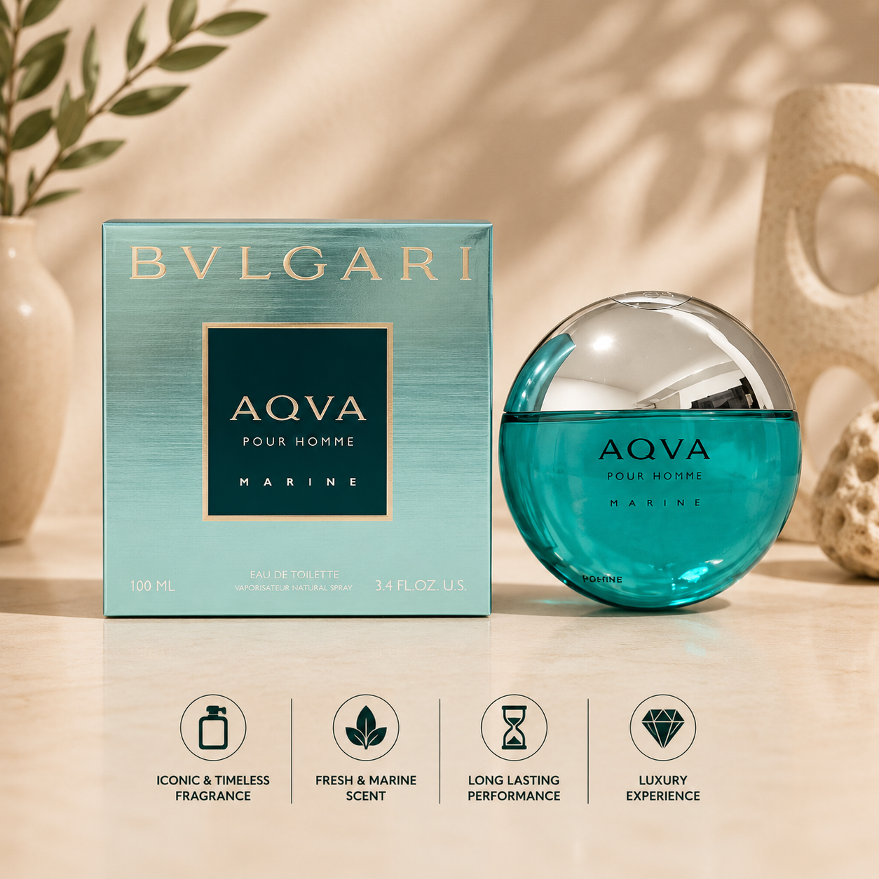 Bulgari Water Energy Perfume 100ml Light Blue