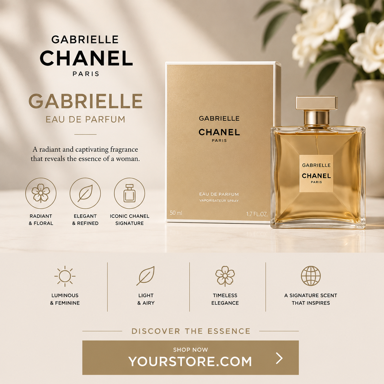 Xiaoxiang Gabrielle Perfume 100ml Classic Version