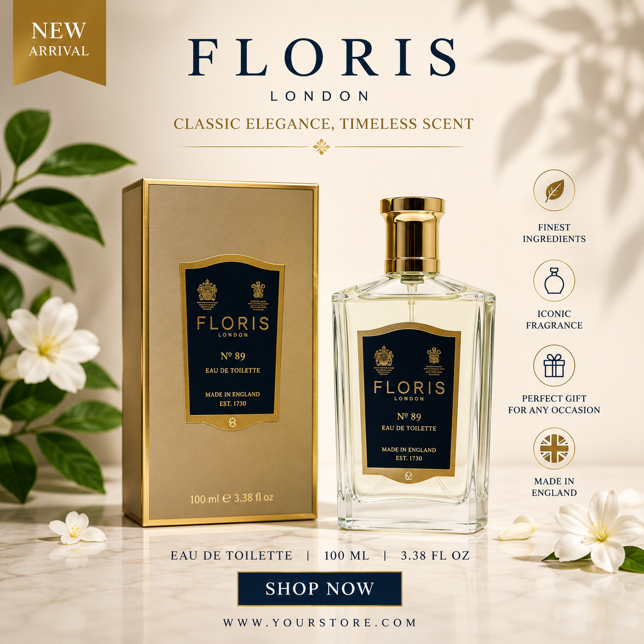 100ml Flores No. 89 100ml Mountain Lily of the Valley 100ml White Rose 100ml Edward’s Bouquet 100ml Language of Flowers Breeze