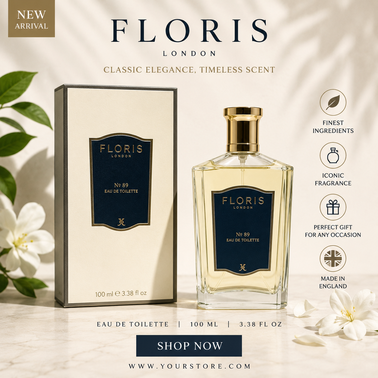 100ml Flores No. 89 100ml Mountain Lily of the Valley 100ml White Rose 100ml Edward’s Bouquet 100ml Language of Flowers Breeze