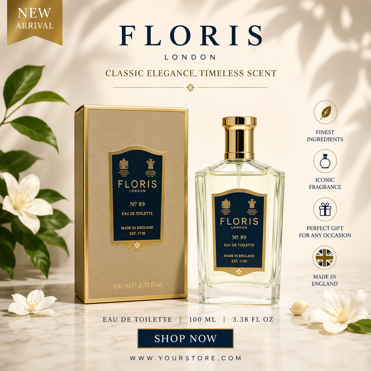 100ml Flores No. 89 100ml Mountain Lily of the Valley 100ml White Rose 100ml Edward’s Bouquet 100ml Language of Flowers Breeze
