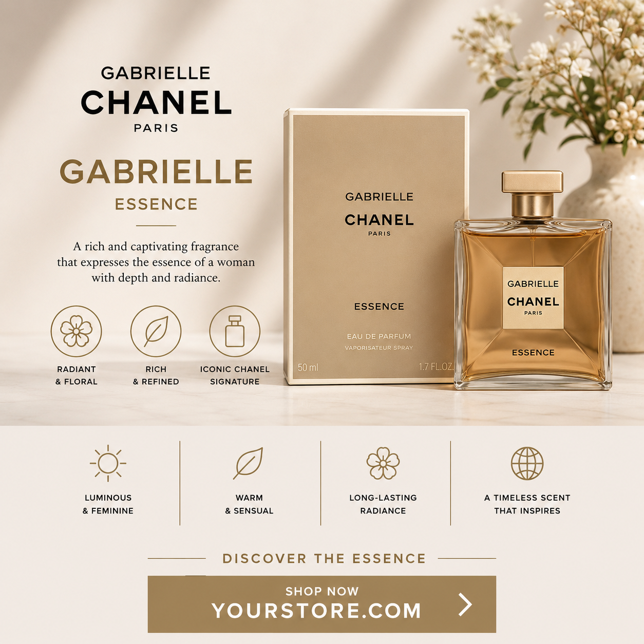 Xiaoxiang Gabrielle 100ml Nature Perfume