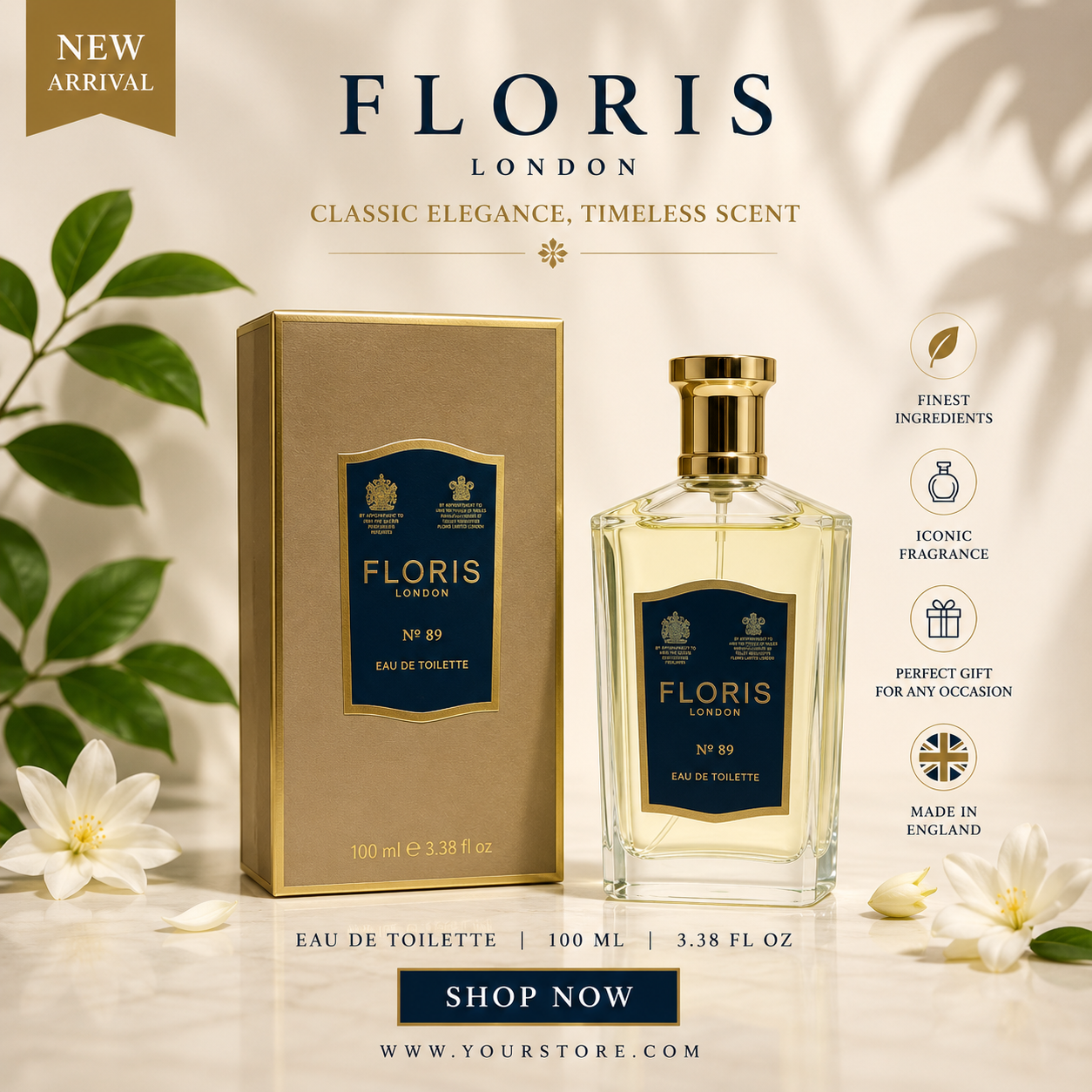 100ml Flores No. 89 100ml Mountain Lily of the Valley 100ml White Rose 100ml Edward’s Bouquet 100ml Language of Flowers Breeze